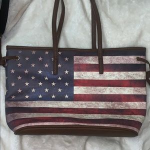 American flag purse